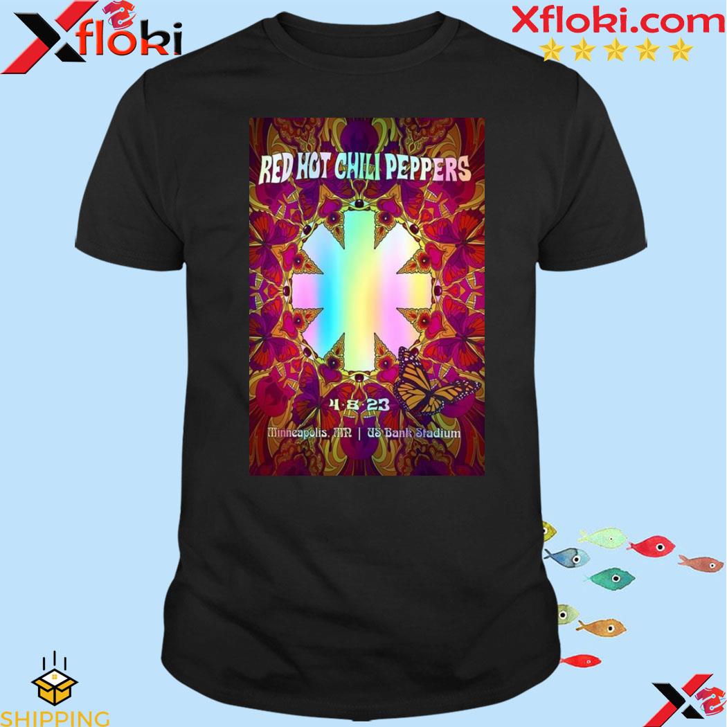 2023 red hot chilI peppers minneapolis mn poster 2023 logoshirt