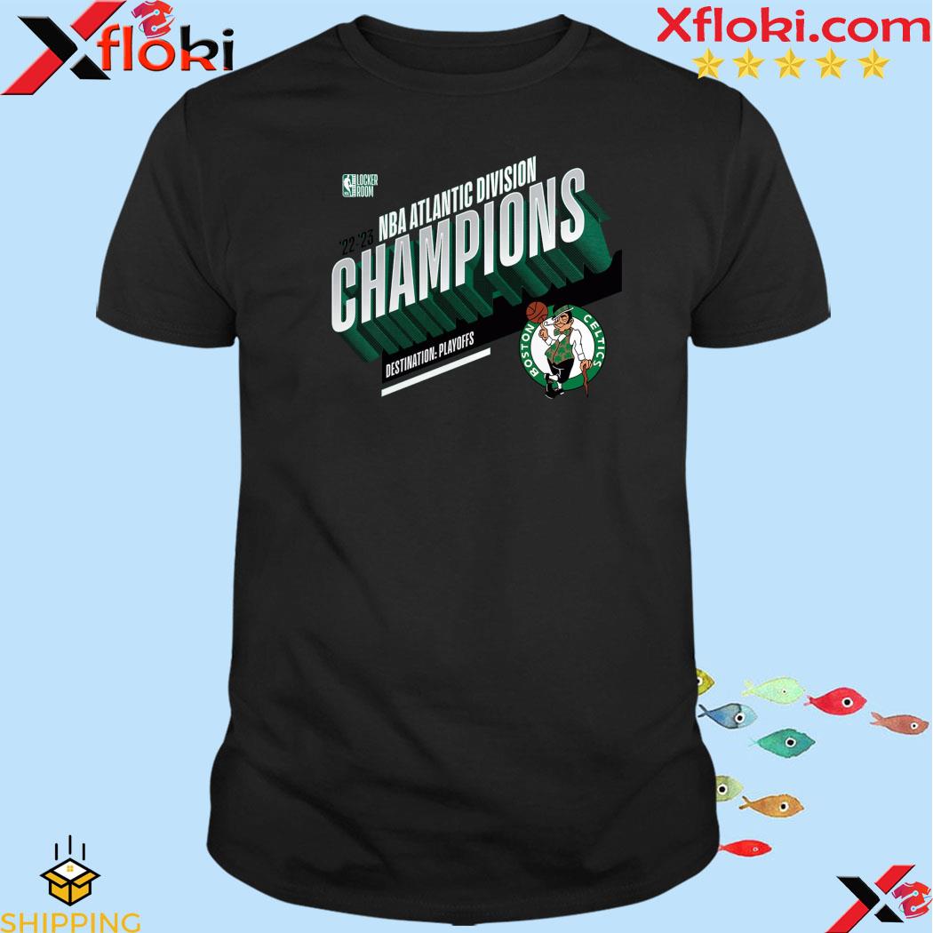 Boston Celtics Branded 2023 Atlantic Division Champions Locker Room T-Shirt