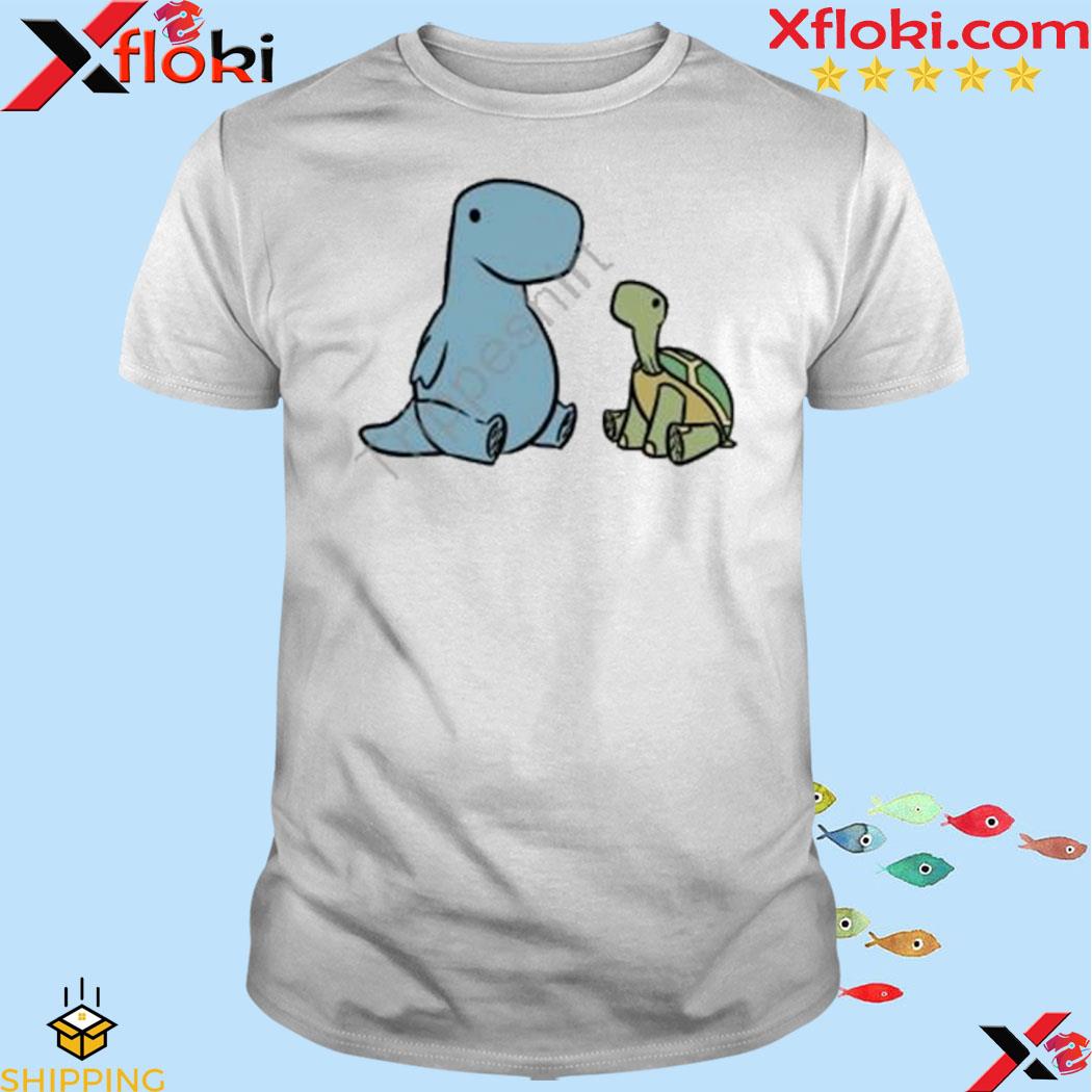 Dinosaur merch tortoise and dino shirt