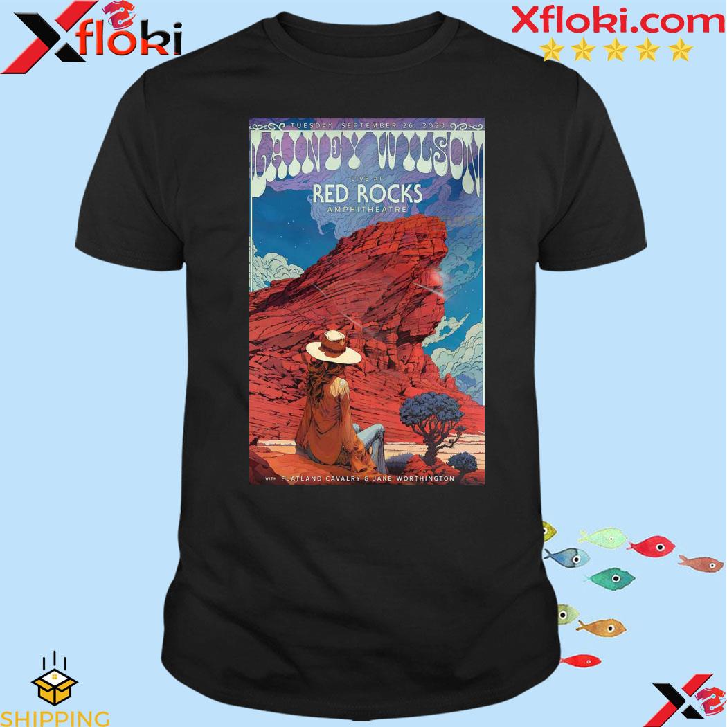 Lainey Wilson Red Rocks Amphitheatre Sept 26, 2023 Red Rocks, CO Poster shirt