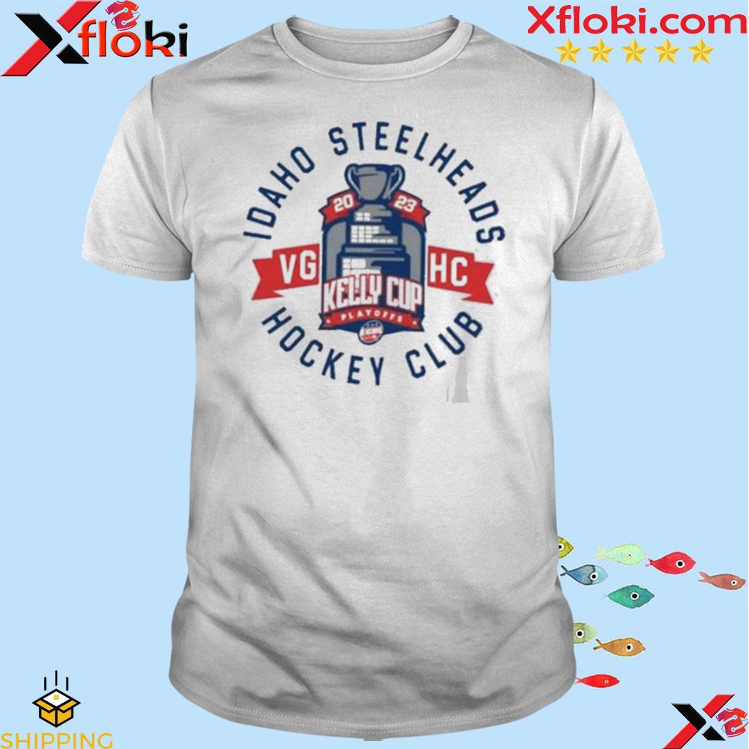Men’s violent gentlemen x idaho steelheads kelly cup playoffs logo shirt
