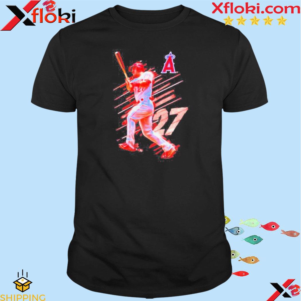 Mike Trout Los Angeles Angels Fade Away Shirt