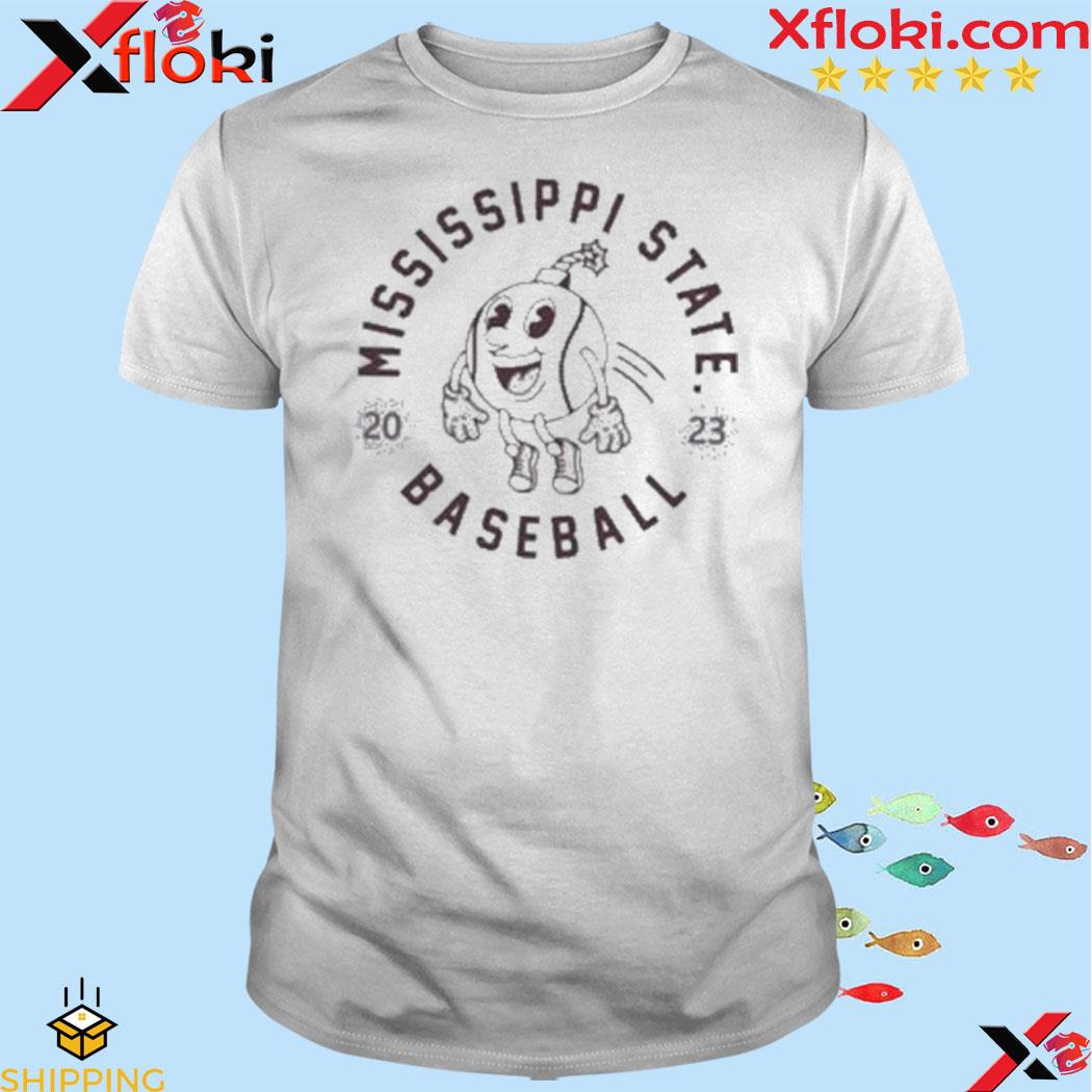 Mississippi state university msu youth baseball bomb shirt