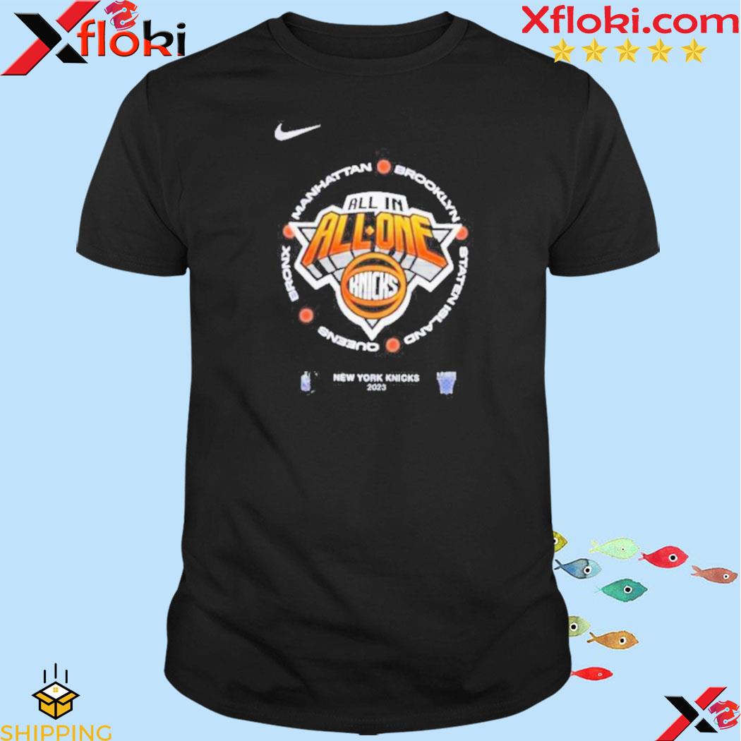 New York Knicks Nike Youth 2023 Nba Playoffs Mantra Shirt