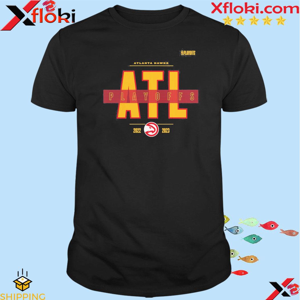 Official atlanta Hawks Fanatics Branded 2023 NBA Playoffs Jump Ball T-Shirt