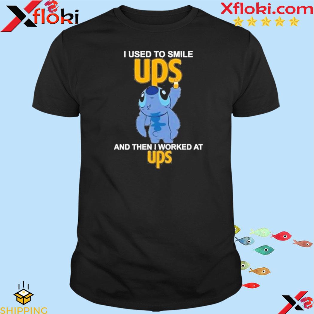 Official baby stitch i used smile and then i worked at ups logo shirt