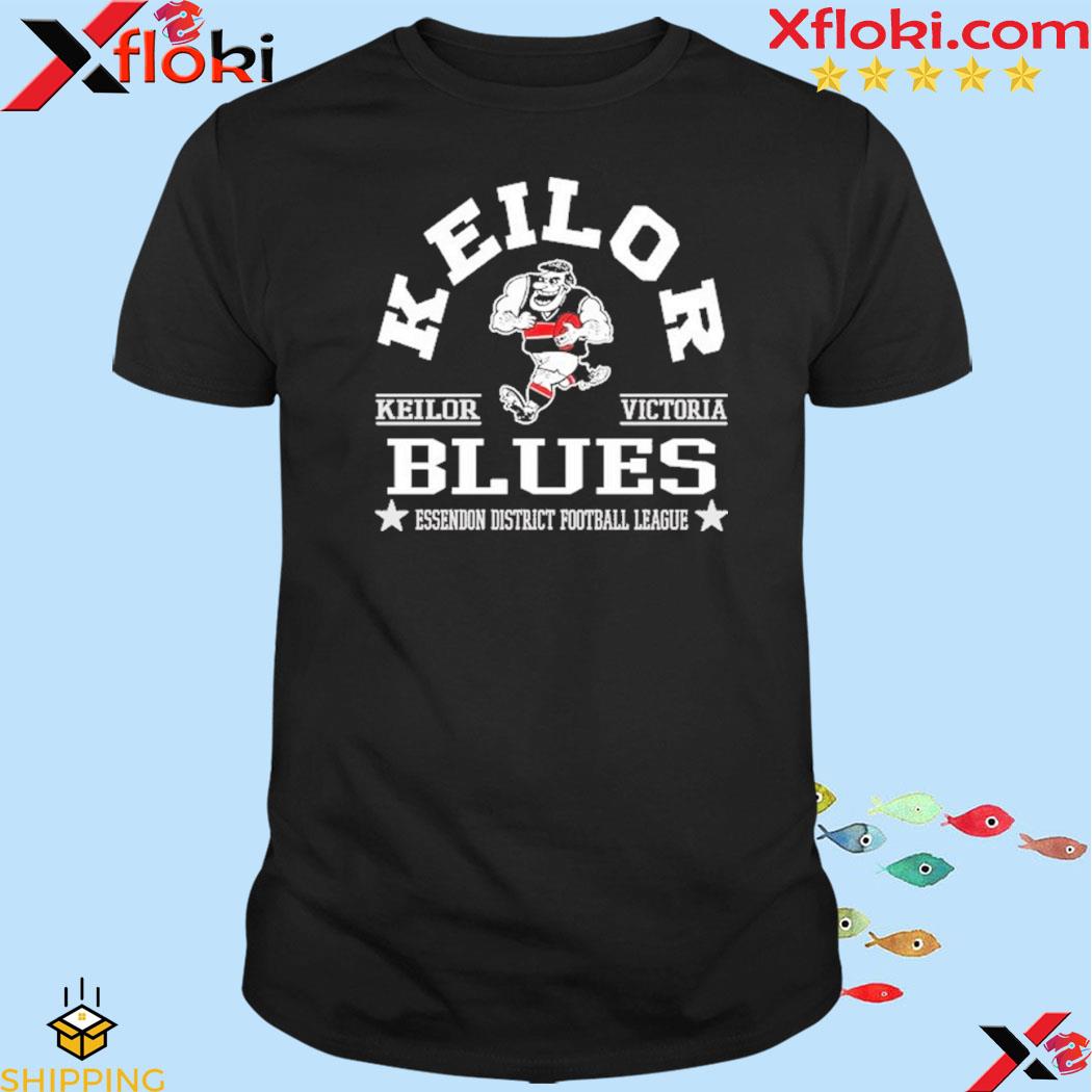 Official keilor victoria blues essendon district Football league shirt