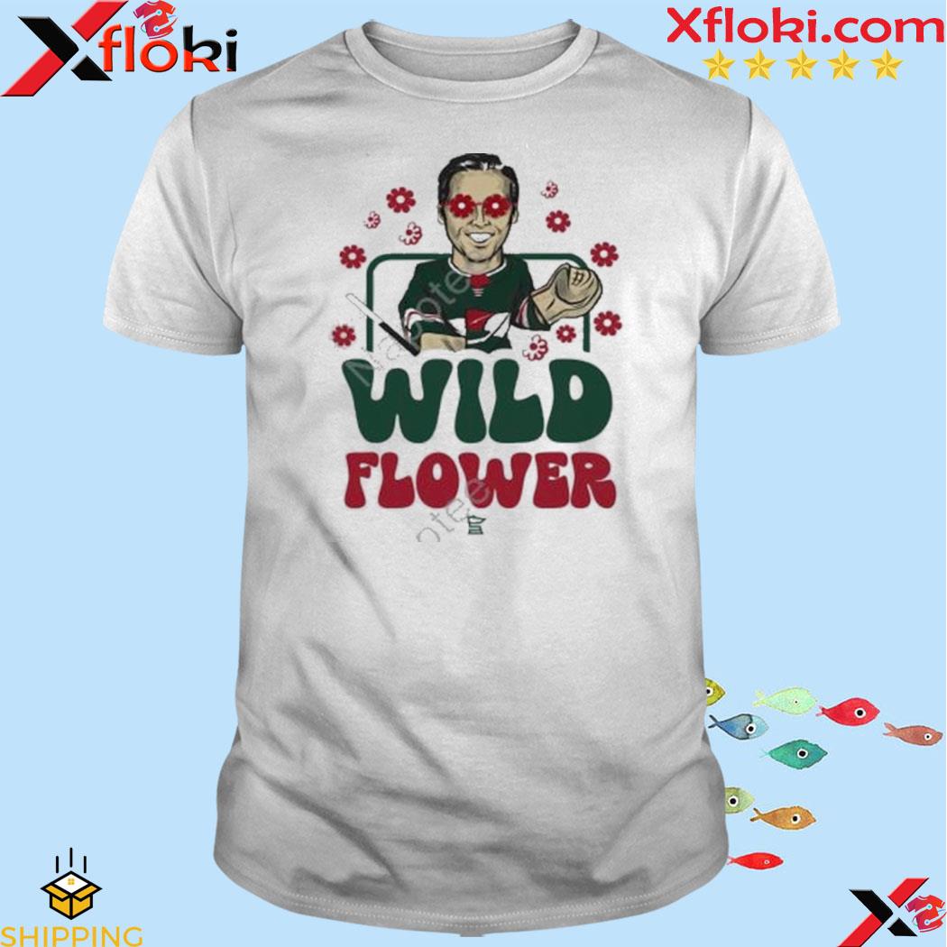 Official minnesota wild sotastick fleury wild flower hockey lodge merch shirt