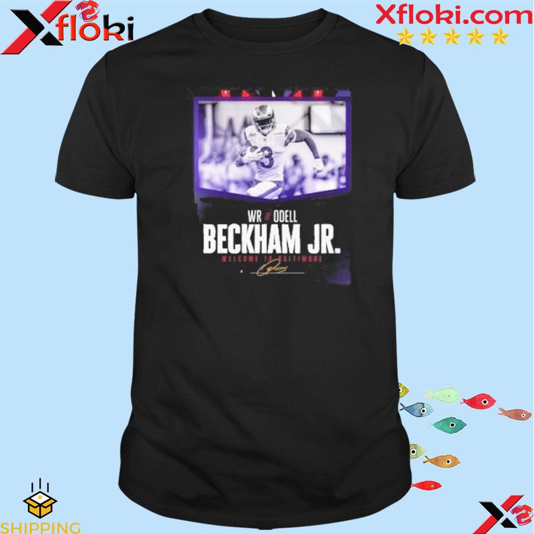 Official odell beckham jr baltimore ravens NFL poster 2023 Shirt