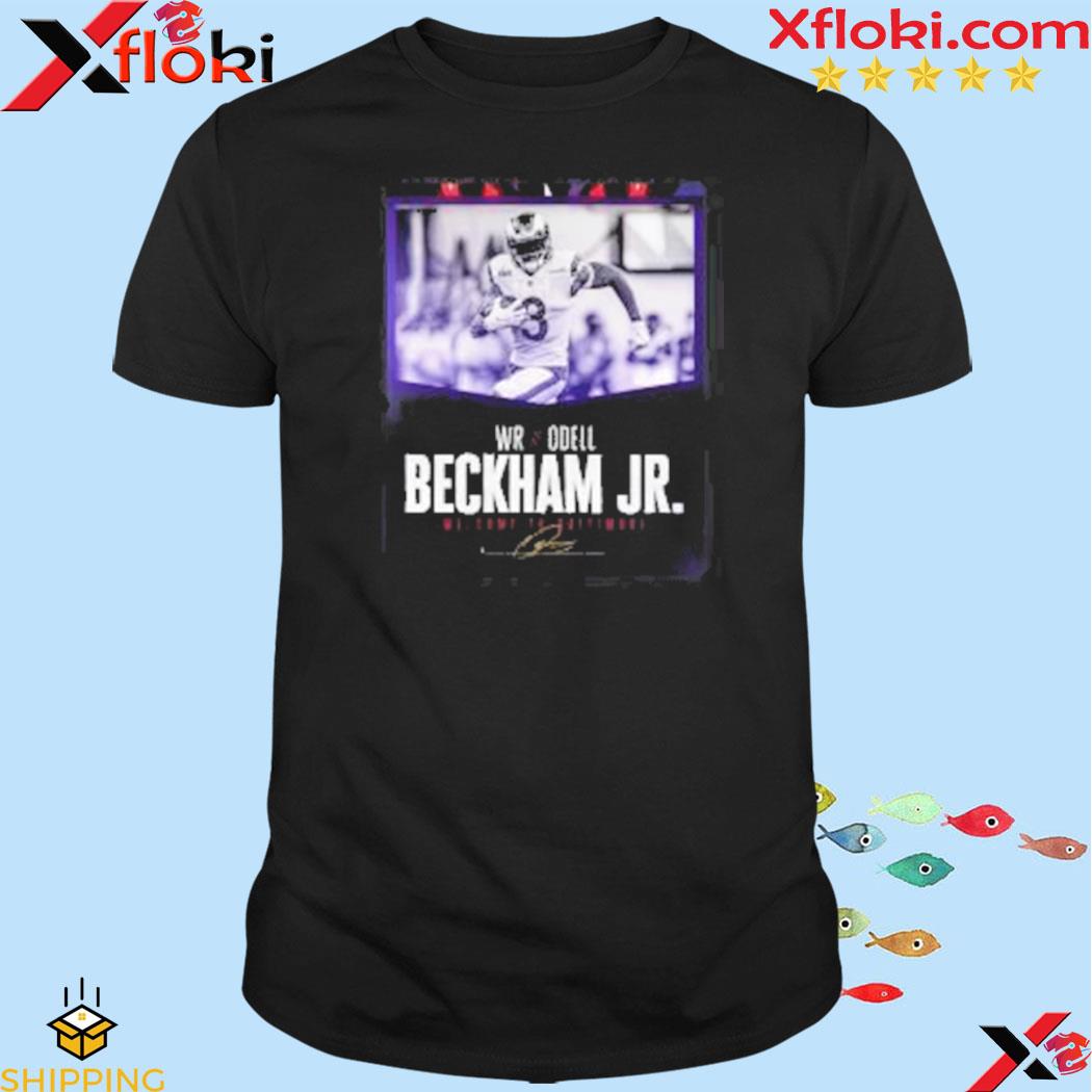 Official odell beckham jr baltimore ravens NFL poster Shirt