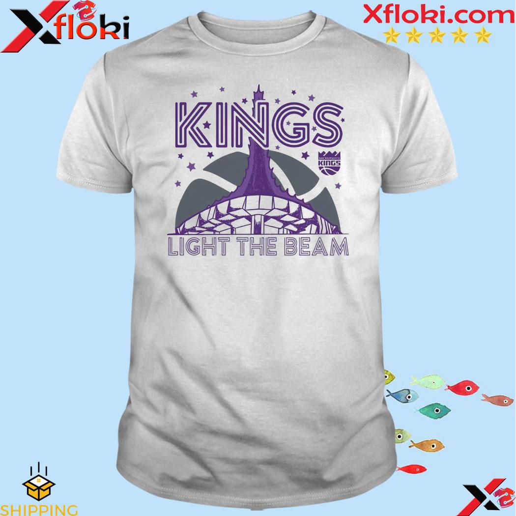 Official sacramento Kings Homage Unisex Light The Beam Hyper Local T-Shirt