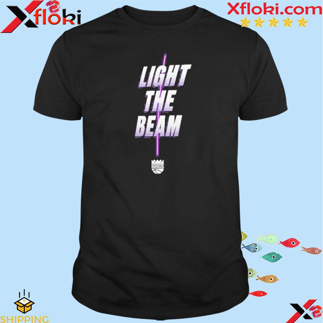 Official sacramento Kings Stadium Essentials Unisex Light The Beam T-Shirt