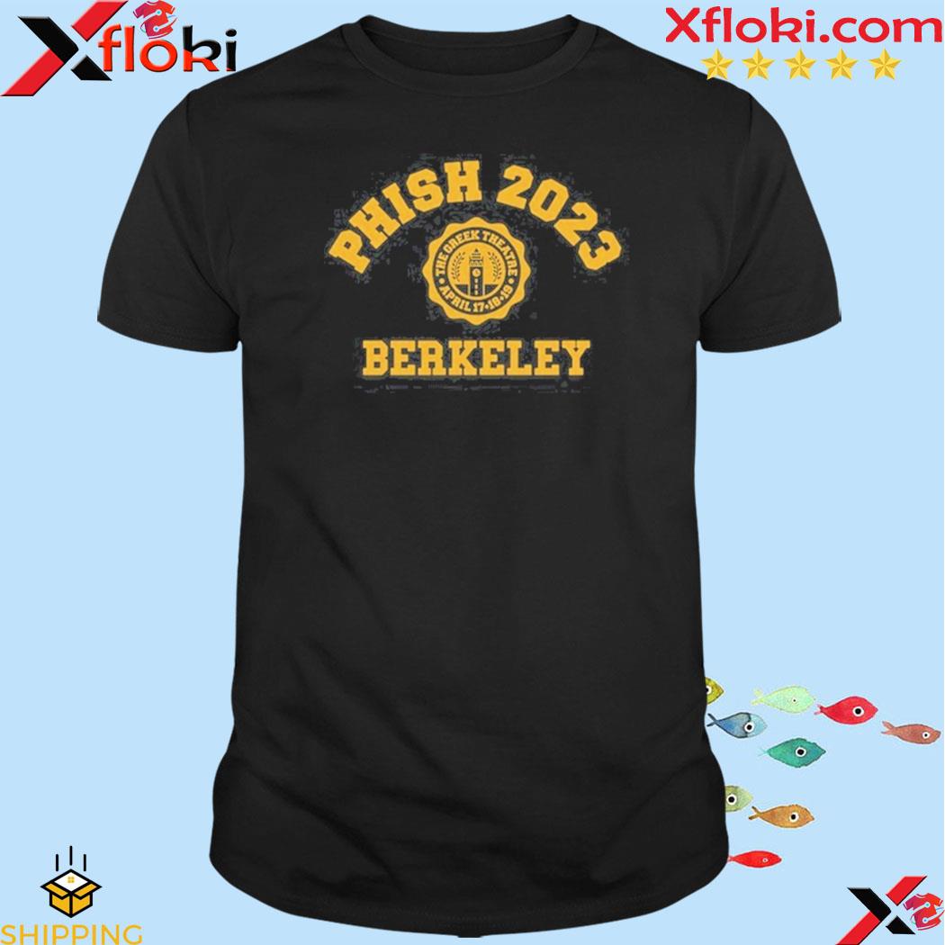 Phish Spring Tour 2023 Berkeley shirt