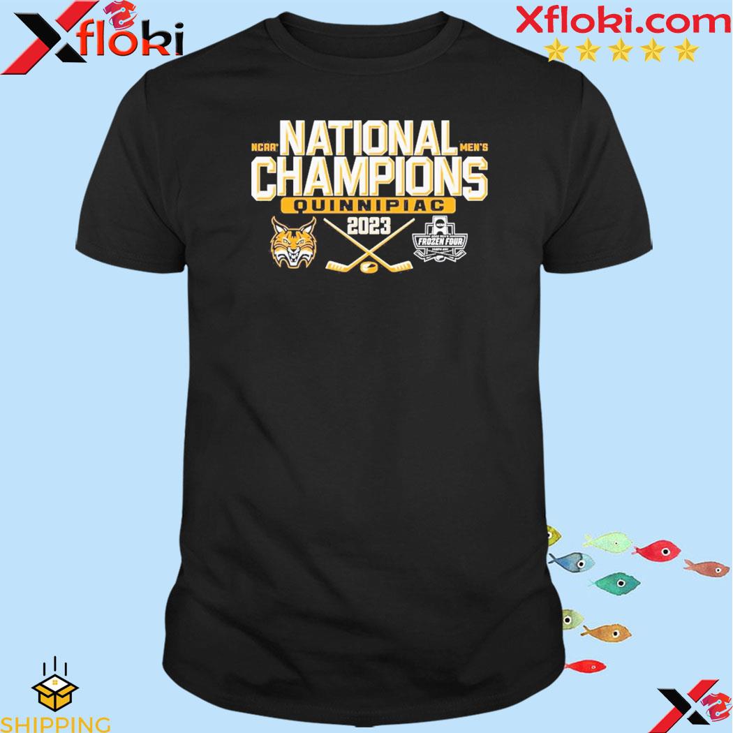 Quinnipiac Bobcats 2023 Ncaa Men’s Ice Hockey National Champions Bracket T-Shirt