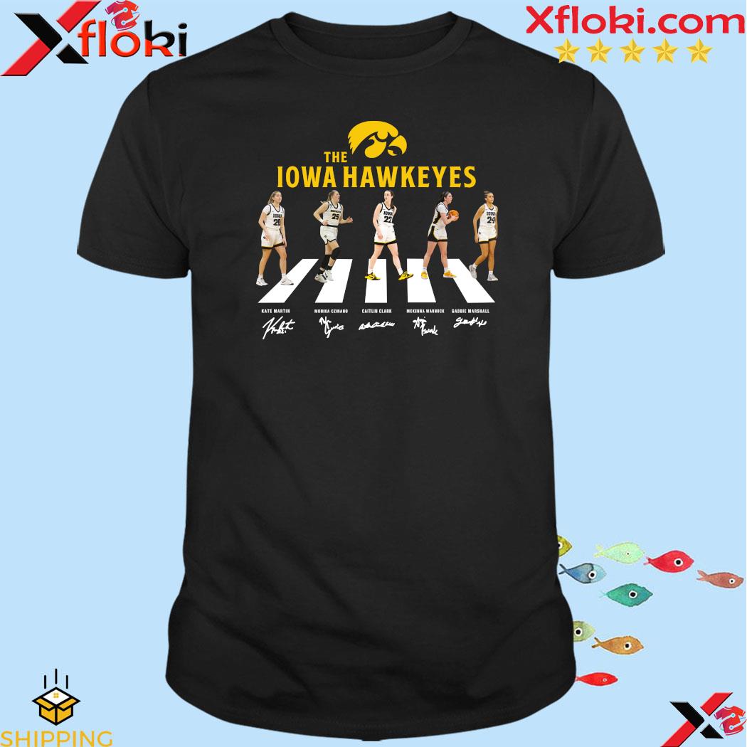 The Iowa Hawkeyes Womens Basketball Players Abbey Road 2023 Shirt