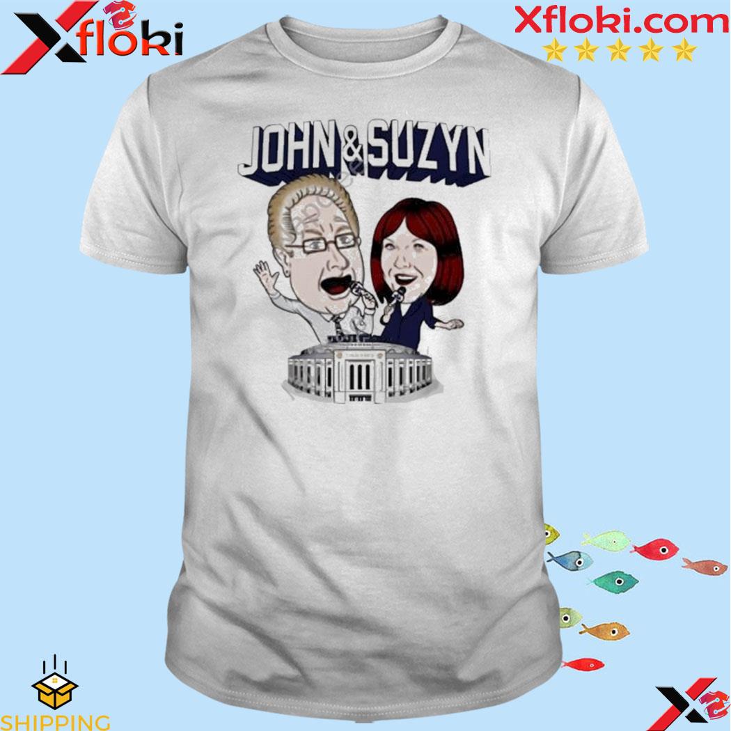 Yankees John And Suzyn Long Sleeve Tee Shirt