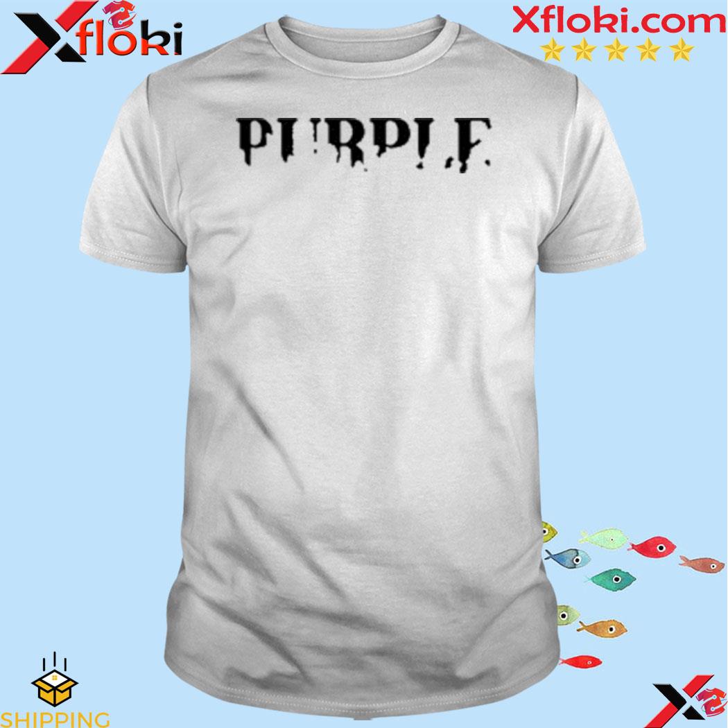 Yourrage Wearing Purple T-Shirt