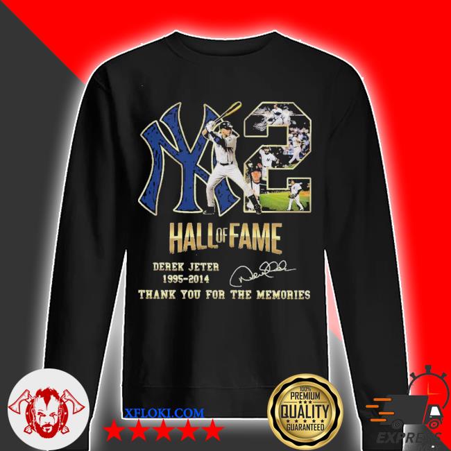 Buy Hall Of Fame Derek Jeter 1995 2014 thank you signature shirt For Free  Shipping CUSTOMXMAS LTD